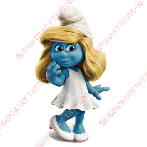 The Smurfs Customize Temporary Tattoos Stickers NO.3476